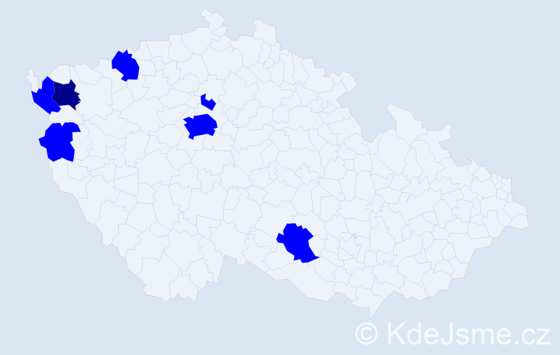 Jméno: 'Kolja', počet výskytů 8 v celé ČR