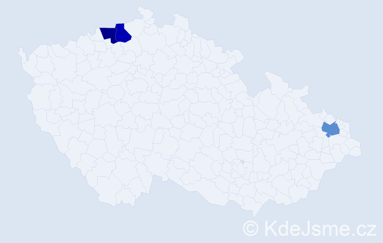Jméno: 'Matyáš Oldřich', počet výskytů 3 v celé ČR