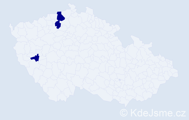 Jméno: 'Alois Josef', počet výskytů 3 v celé ČR