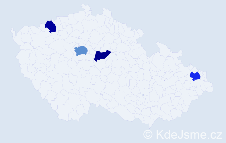 Jméno: 'Gia Linh', počet výskytů 8 v celé ČR