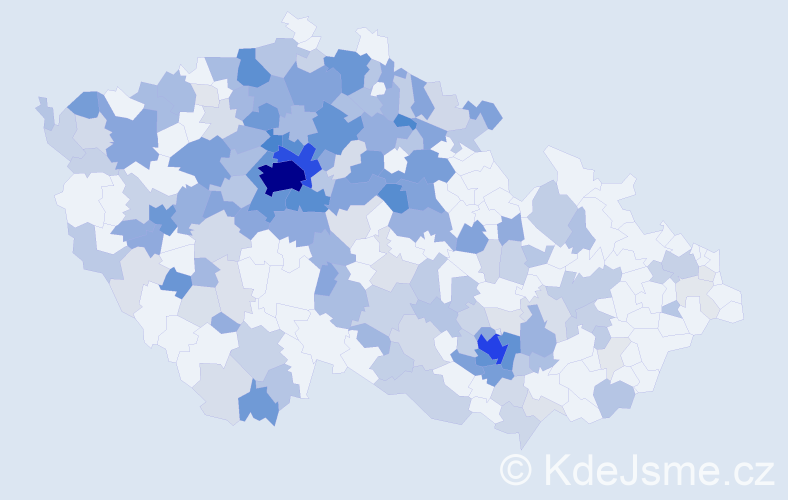 Jméno: 'Anatoliy', počet výskytů 805 v celé ČR