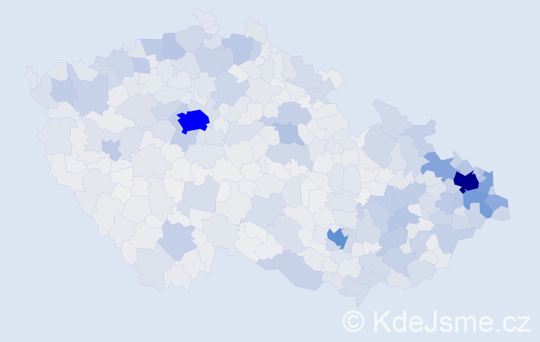 Jméno: 'René', počet výskytů 9368 v celé ČR