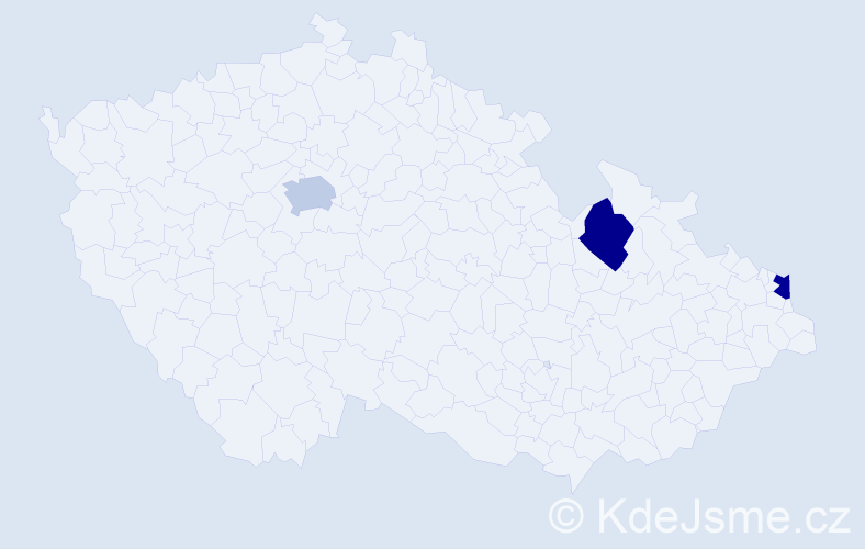 Jméno: 'Adam Marcin', počet výskytů 3 v celé ČR
