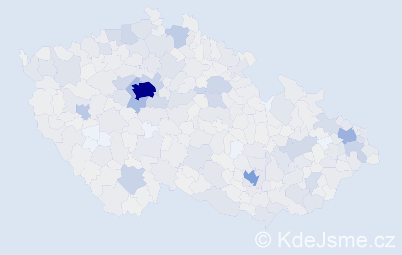 Jméno: 'Oliver', počet výskytů 3762 v celé ČR
