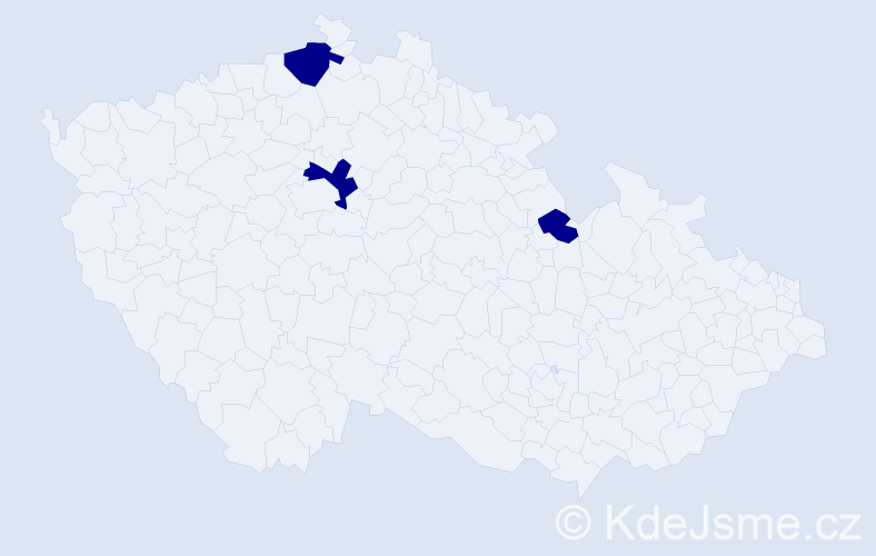 Jméno: 'Michael Max', počet výskytů 3 v celé ČR