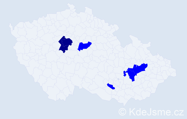 Jméno: 'Vsevolod', počet výskytů 8 v celé ČR