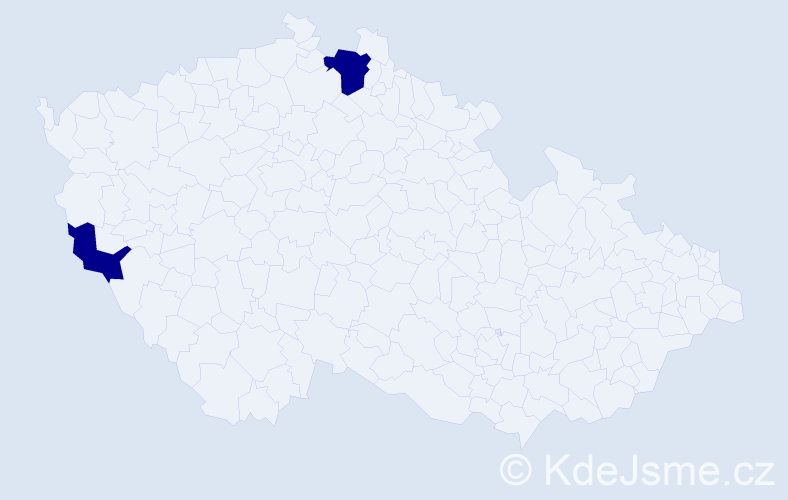 Jméno: 'Peter Johann', počet výskytů 2 v celé ČR