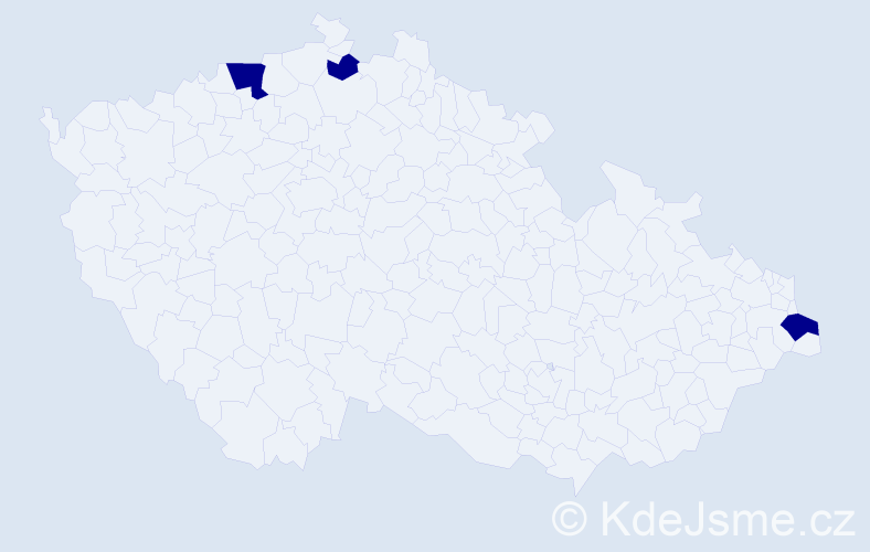 Jméno: 'Drahomir', počet výskytů 3 v celé ČR