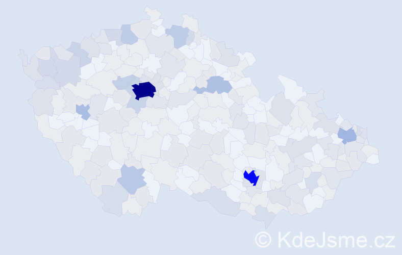 Jméno: 'Patrick', počet výskytů 565 v celé ČR