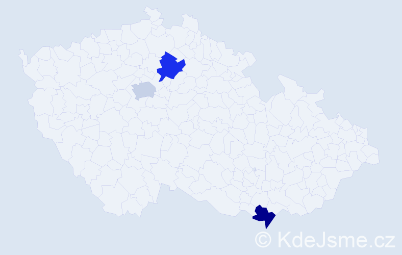 Jméno: 'Quoc Vu', počet výskytů 3 v celé ČR
