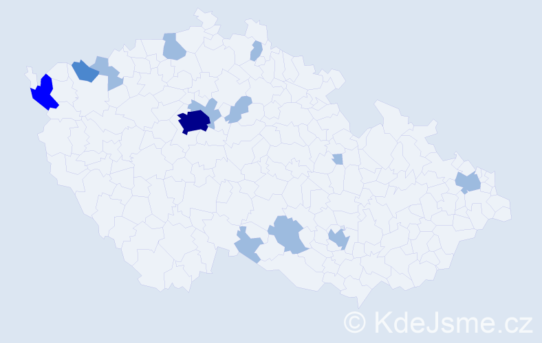 Jméno: 'Khanh Ly', počet výskytů 19 v celé ČR