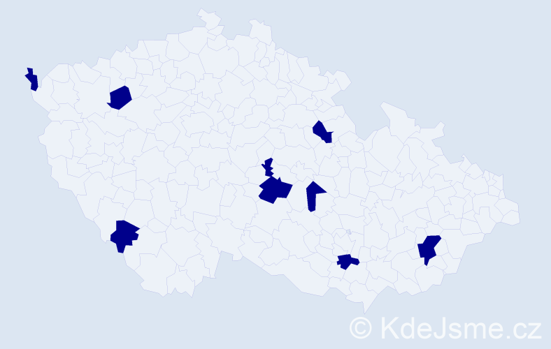Jméno: 'Batmunkh', počet výskytů 8 v celé ČR