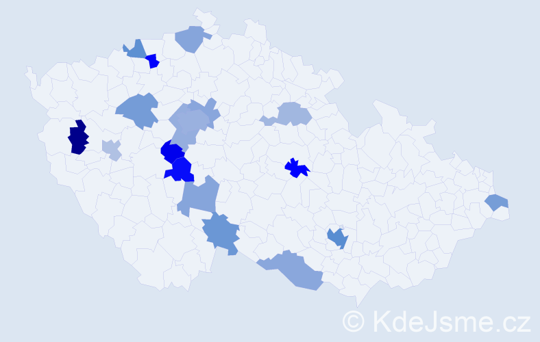 Jméno: 'Belinda', počet výskytů 29 v celé ČR