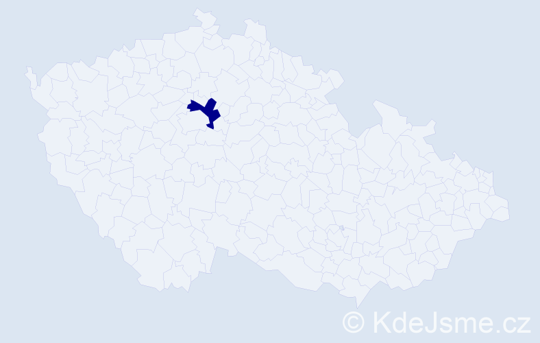 Jméno: 'Panna', počet výskytů 1 v celé ČR