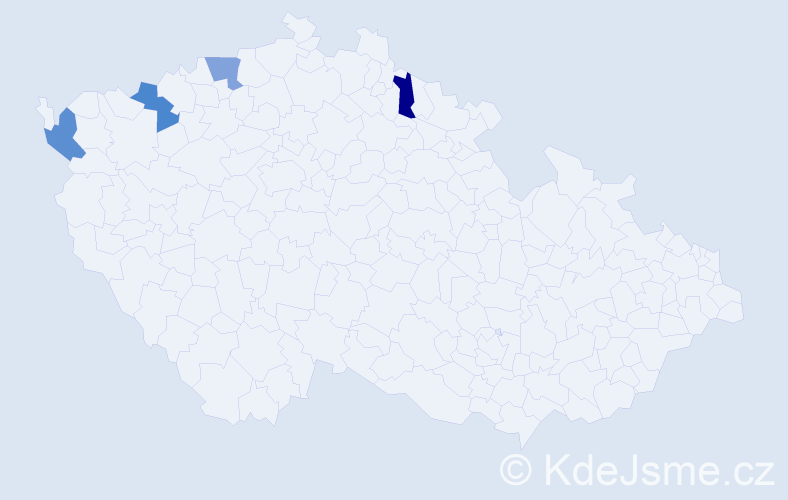 Jméno: 'Quang An', počet výskytů 4 v celé ČR