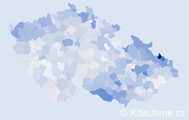 Jméno: 'Maria', počet výskytů 2472 v celé ČR
