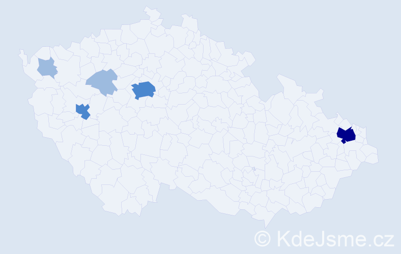 Jméno: 'Xuan Trung', počet výskytů 10 v celé ČR