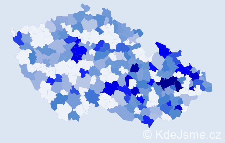 Jméno: 'Zoe', počet výskytů 378 v celé ČR