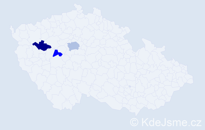 Jméno: 'Kohei', počet výskytů 6 v celé ČR