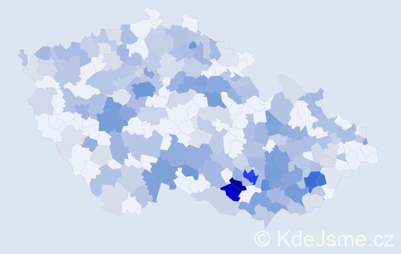 Jméno: 'Milana', počet výskytů 596 v celé ČR