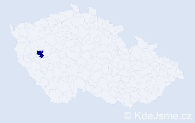 Jméno: 'Daro', počet výskytů 1 v celé ČR