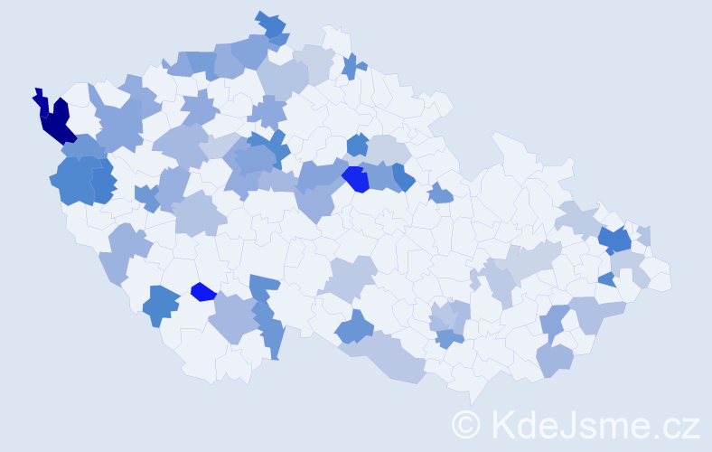 Jméno: 'Manh Hung', počet výskytů 115 v celé ČR