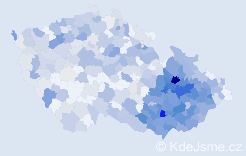 Jméno: 'Dobromila', počet výskytů 1071 v celé ČR