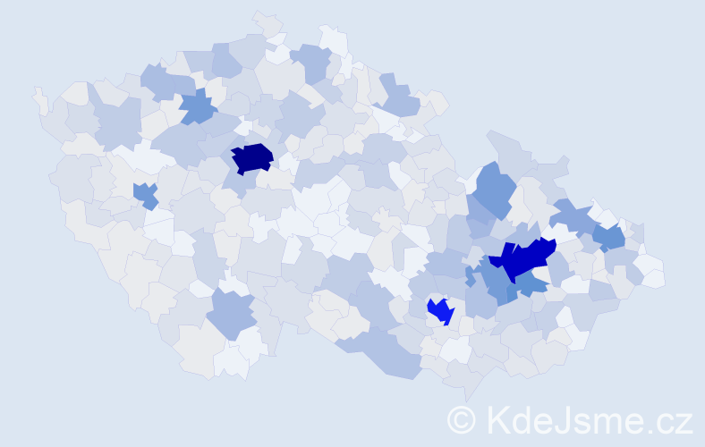 Jméno: 'Dobroslava', počet výskytů 912 v celé ČR
