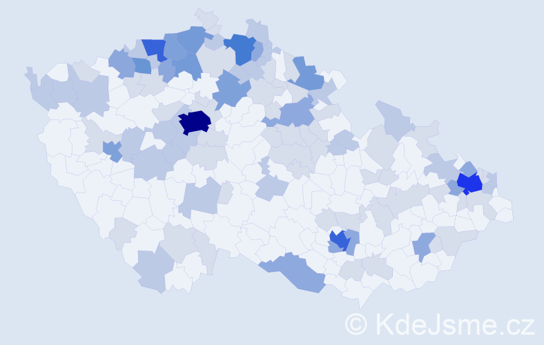 Jméno: 'Liduška', počet výskytů 238 v celé ČR