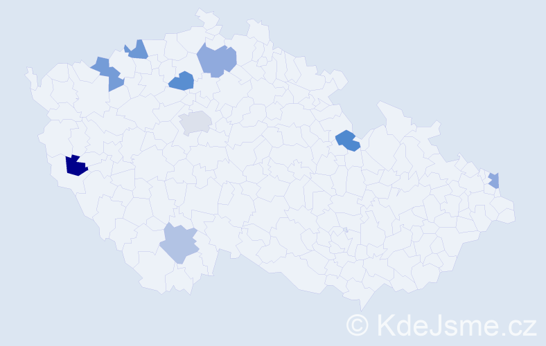 Jméno: 'Elka', počet výskytů 10 v celé ČR