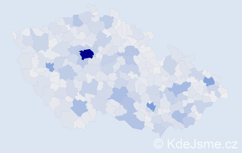Jméno: 'Bohumila', počet výskytů 10314 v celé ČR