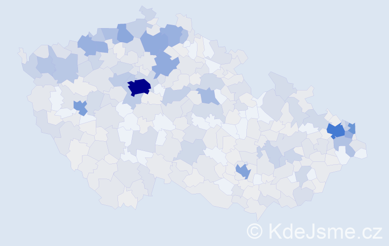 Jméno: 'Július', počet výskytů 1125 v celé ČR