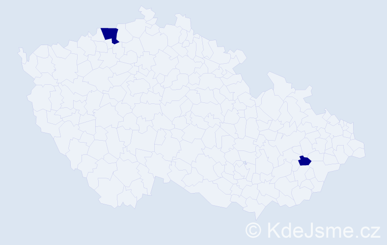 Jméno: 'Věra Fjodorovna', počet výskytů 2 v celé ČR