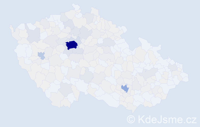 Jméno: 'Ihor', počet výskytů 1306 v celé ČR