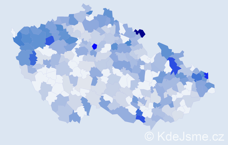 Jméno: 'Rozália', počet výskytů 639 v celé ČR