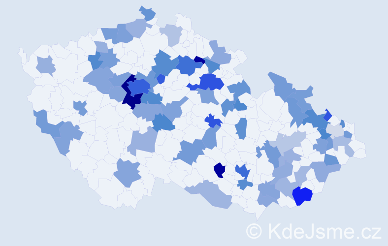 Jméno: 'Sofie Anna', počet výskytů 133 v celé ČR