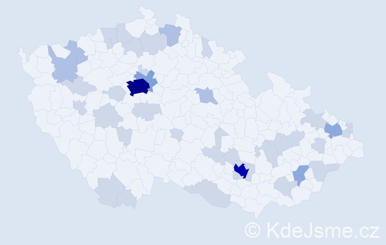 Jméno: 'Alessandro', počet výskytů 77 v celé ČR
