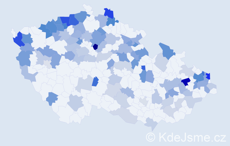 Jméno: 'Bartolomej', počet výskytů 217 v celé ČR