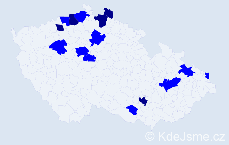 Jméno: 'Liane', počet výskytů 20 v celé ČR