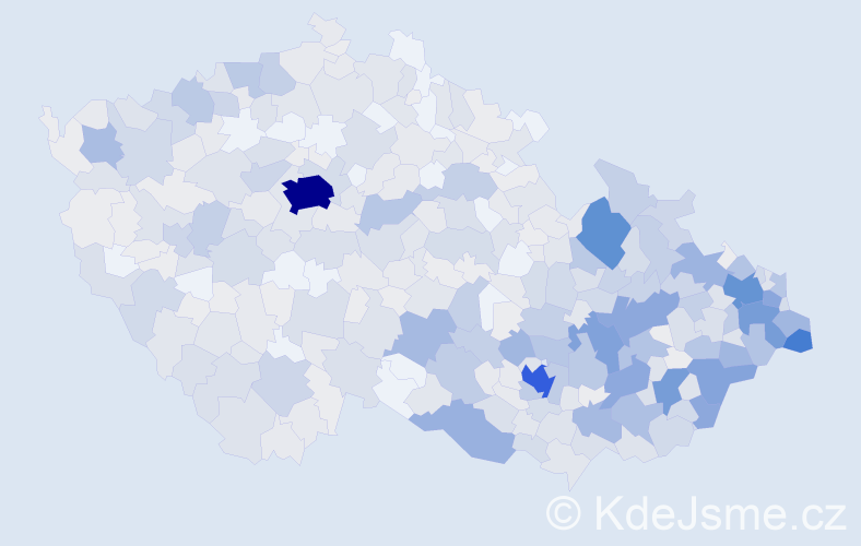 Jméno: 'Aloisie', počet výskytů 1453 v celé ČR