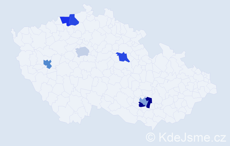 Jméno: 'Trong Minh', počet výskytů 7 v celé ČR