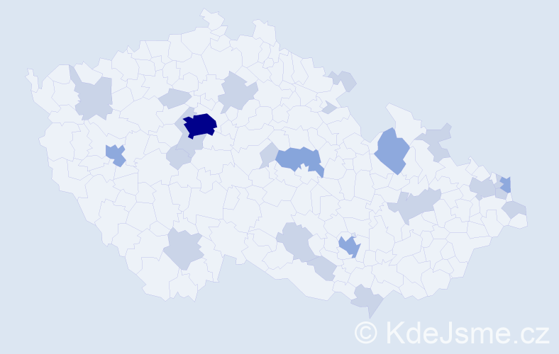 Jméno: 'Salome', počet výskytů 42 v celé ČR
