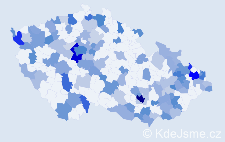 Jméno: 'Isabella', počet výskytů 274 v celé ČR