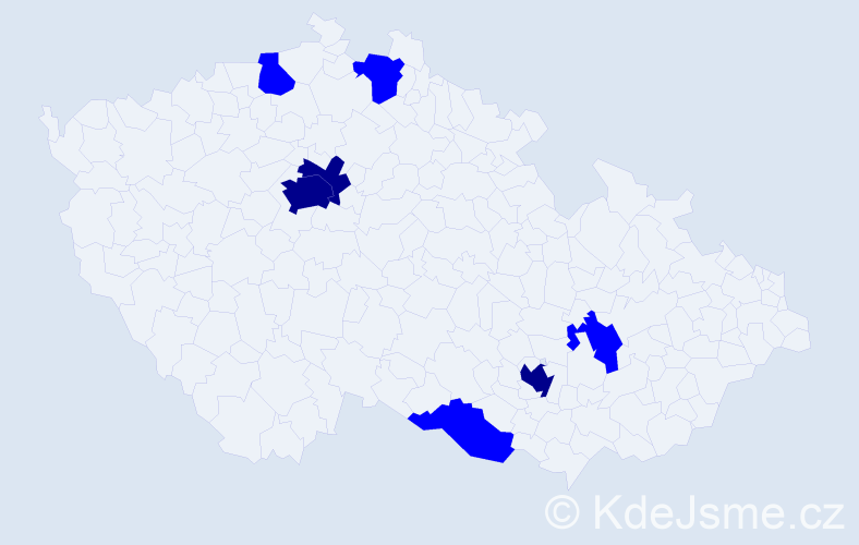 Jméno: 'Mesut', počet výskytů 10 v celé ČR