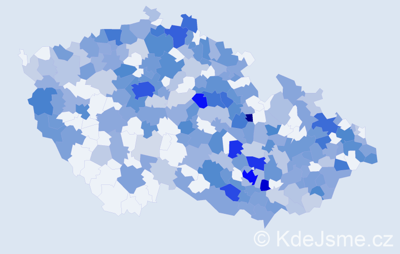 Jméno: 'Zina', počet výskytů 552 v celé ČR