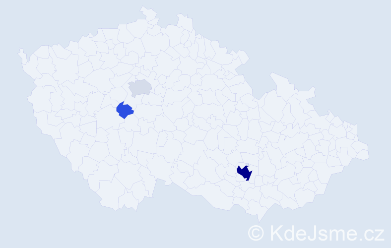 Jméno: 'Yael', počet výskytů 22 v celé ČR