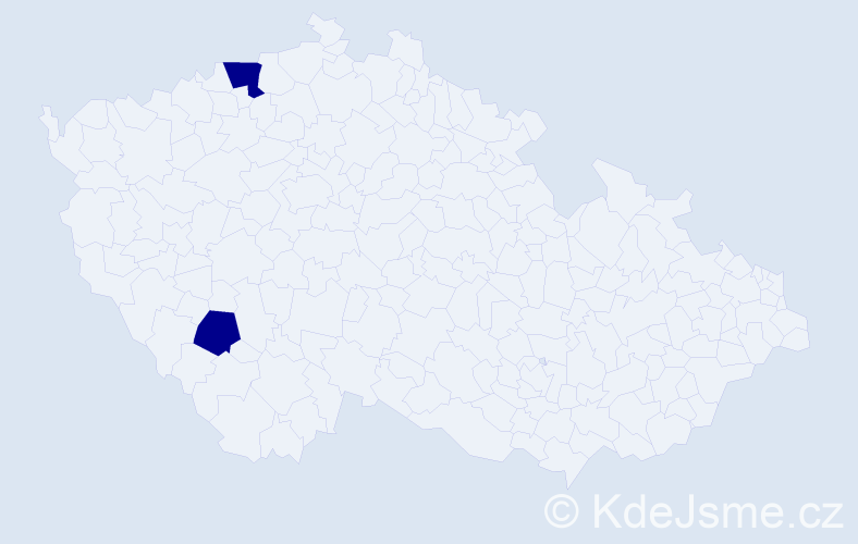 Jméno: 'Reinhard Hans', počet výskytů 2 v celé ČR