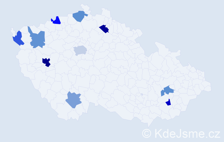 Jméno: 'Manh Cuong', počet výskytů 14 v celé ČR