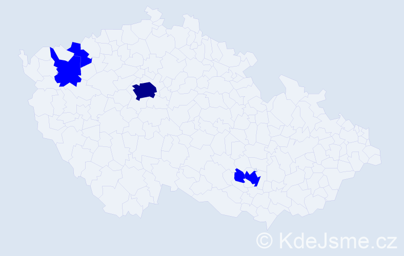 Jméno: 'Nicholas Michael', počet výskytů 6 v celé ČR