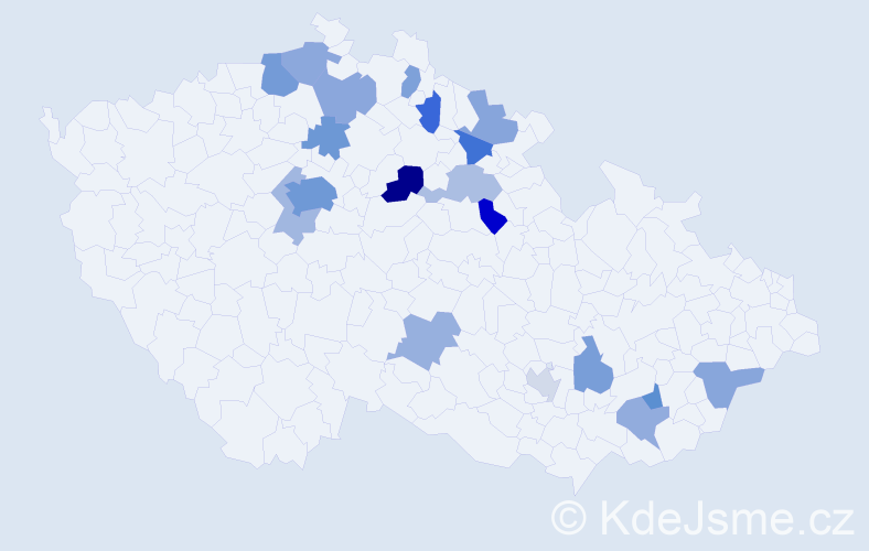 Jméno: 'Marijana', počet výskytů 35 v celé ČR